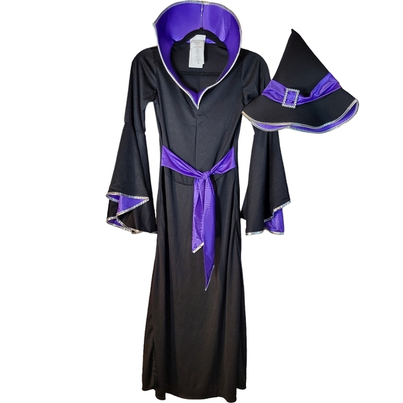California Costumes black and purple witch costume Girl's Large - Picture 2 of 8